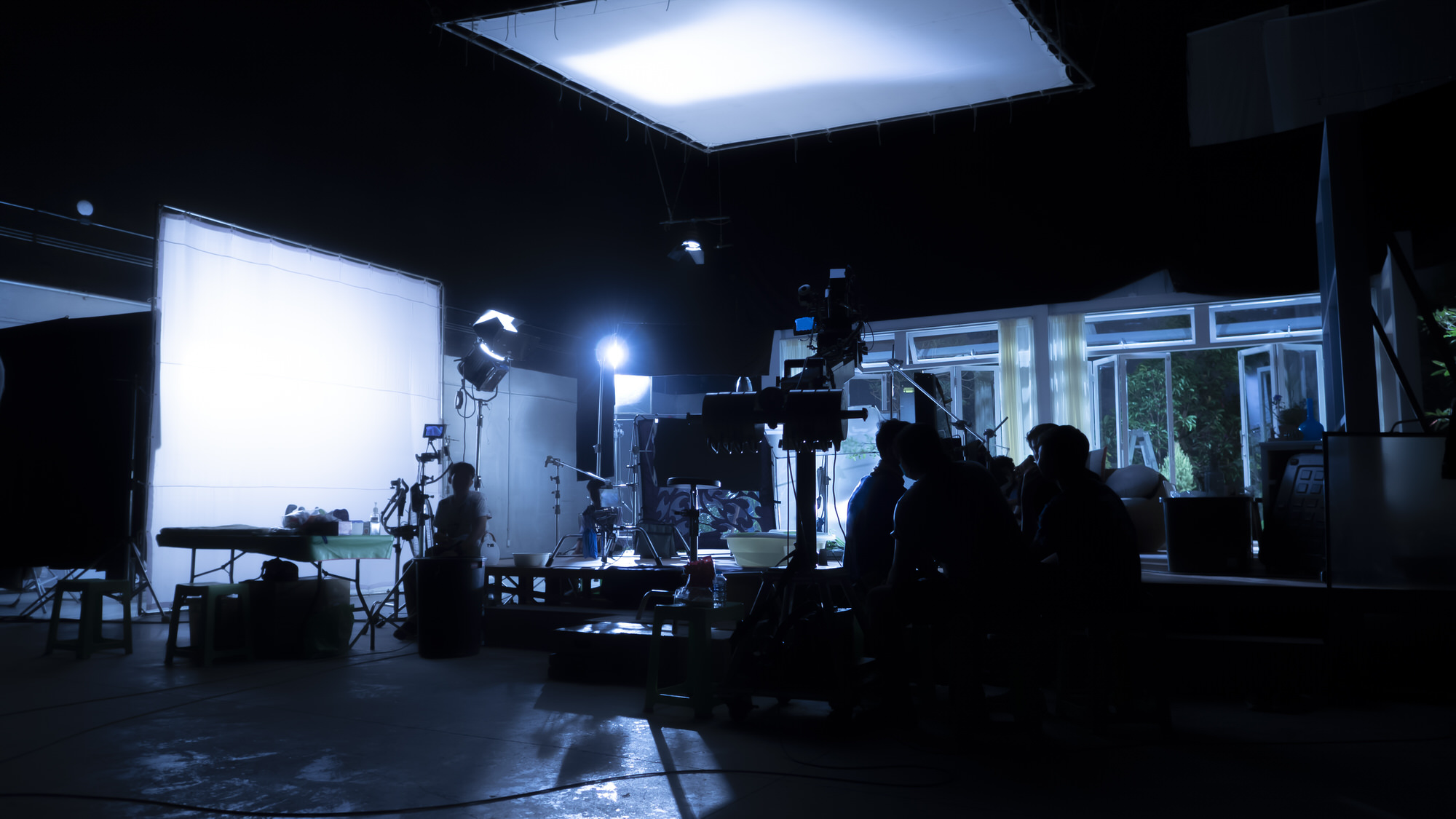 Equipo de Visualtec Producciones Audiovisuales trabajando